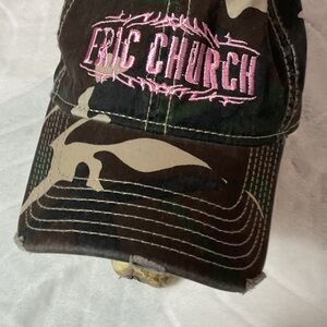 Eric church country camo baseball hat